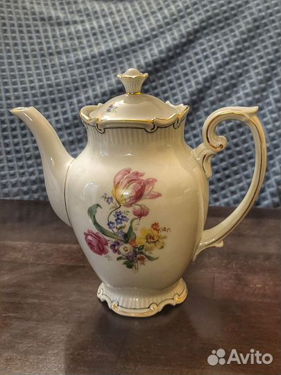 Чайник заварочный фарфоровый гдр