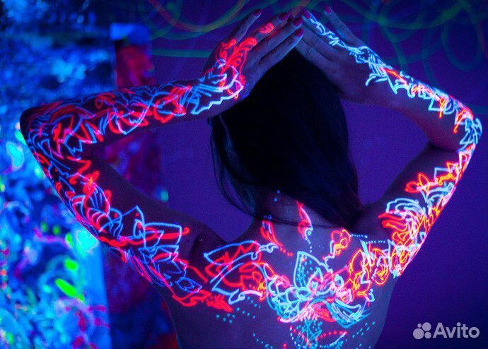 Ультрафиолет неон в клуб светодиодный 60W