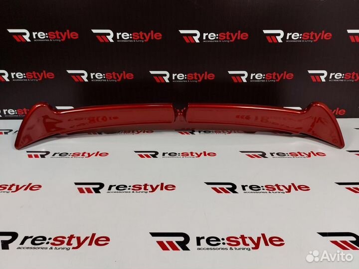 Спойлер Наверх Nissan Note 12 Красный