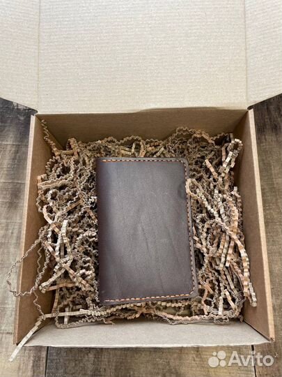 Обложка на паспорт натуральная кожа ручной работы