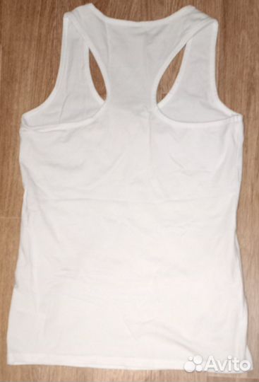 Майка белая мужская