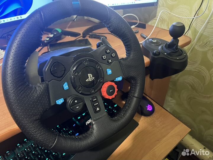 Руль logitech g29 + shifter