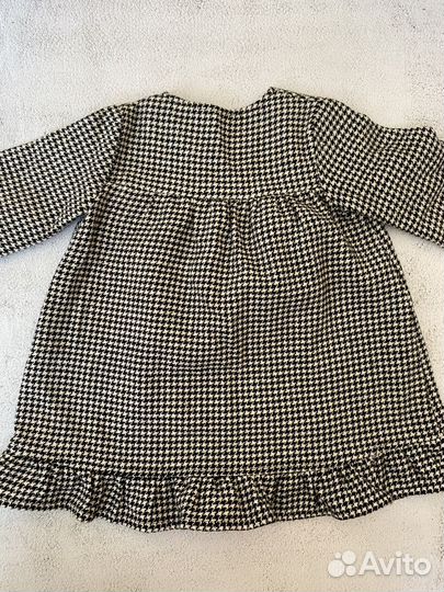 Платье на девочку теплое