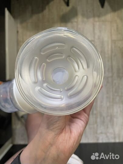 Chicco молокоотсос ручной с бутылочкой