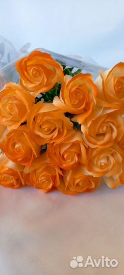 Розы из мыла