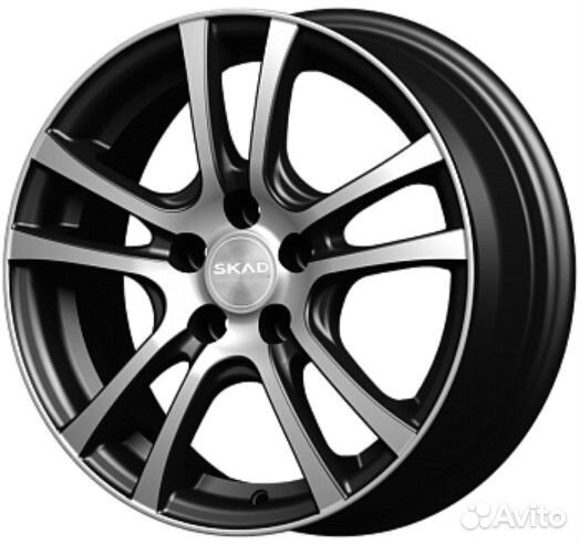 R15 4x100 6J ET40 D60,1 Скад Дели графит