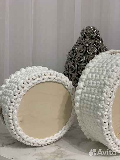 Набор корзинок для хранения. Интерьерные корзины