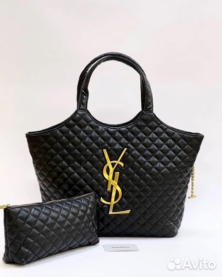 Cумка женкая Saint Laurent черная большая новая