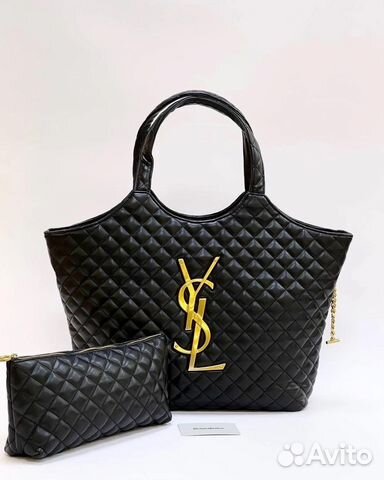 Cумка женкая Saint Laurent черная большая новая