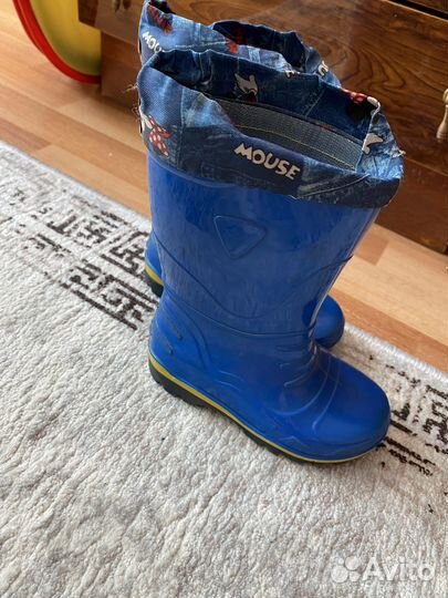 Сапоги осенние и резиновые