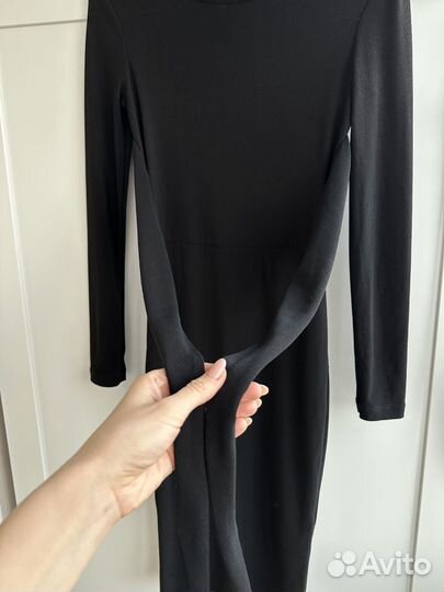 Черное облегающее платье святая xs s