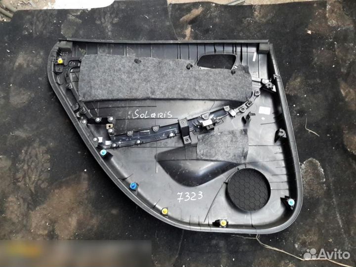 Обшивка двери задней правой Hyundai Solaris Accent