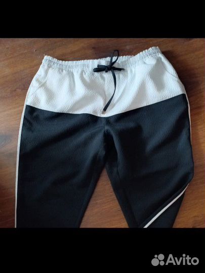 Брюки свободные на резинке 48-52