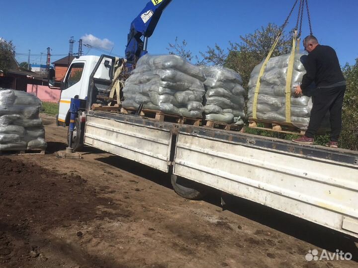 Чернозем в мешках