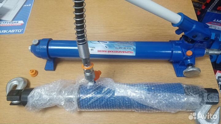 Стяжка и насос гидравлические 10 тонн набор