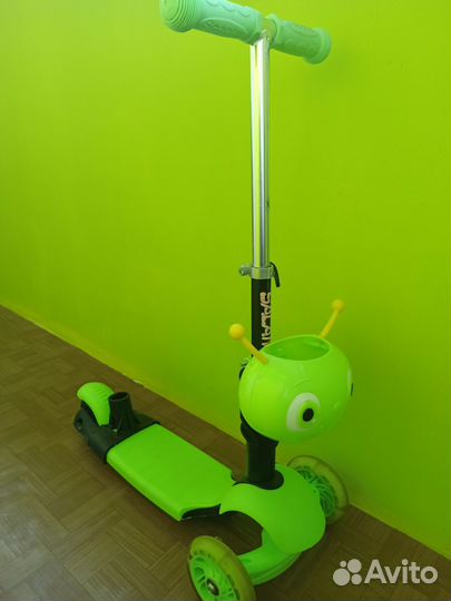 Самокат беговел 3 в 1 с ручкой