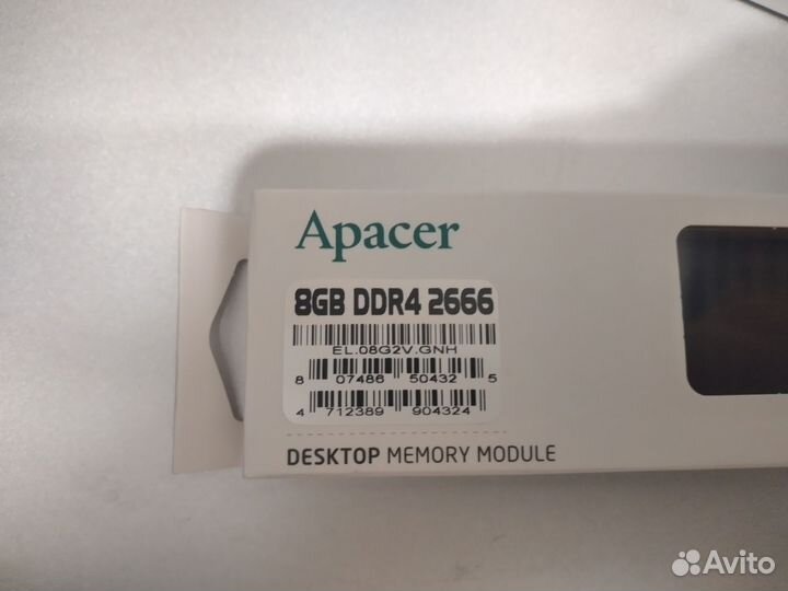 New ddr4 8gb apacer