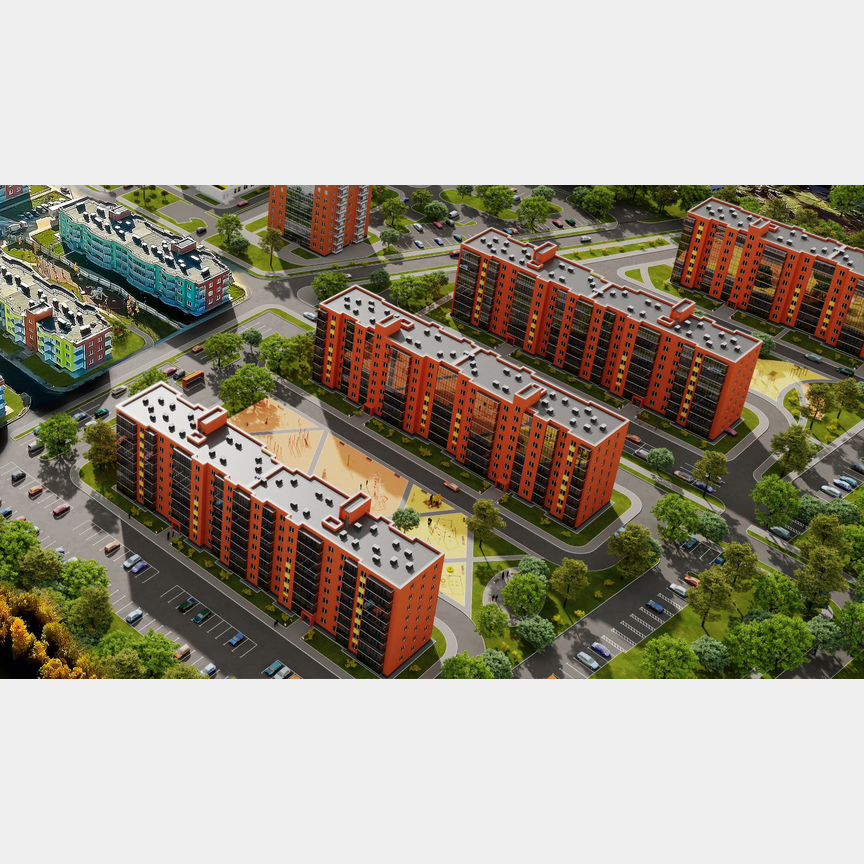 1-к. квартира, 44,3 м², 2/9 эт.