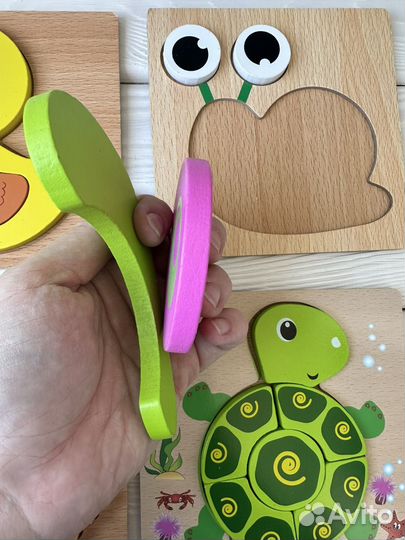 Пазлы вкладыши