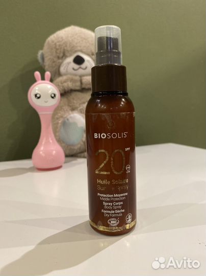 Biosolis солнцезащитный масло-спрей SPF20, 100 мл