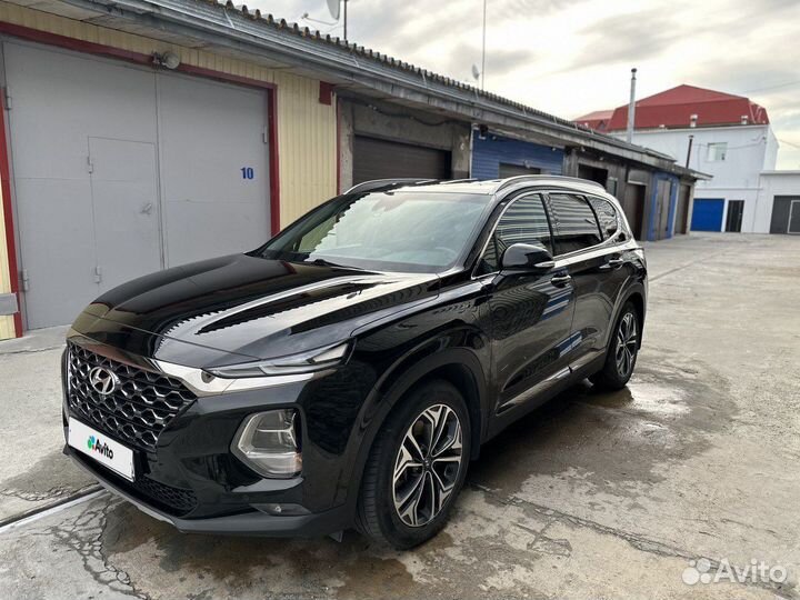 Hyundai Santa Fe 3.5 AT, 2020, битый, 47 000 км