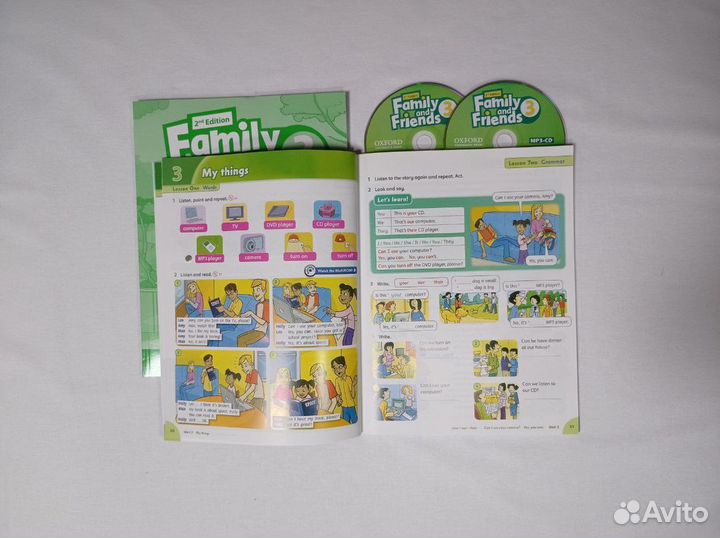 Family and friends 3/ комплект (WB,CB,CD) новый