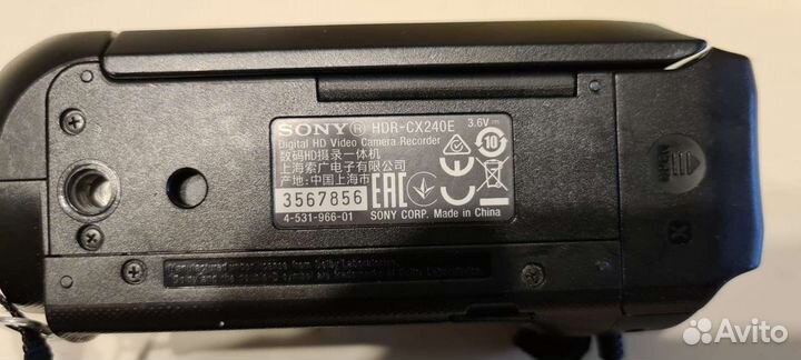 Видеокамера Sony hdr-cx240e