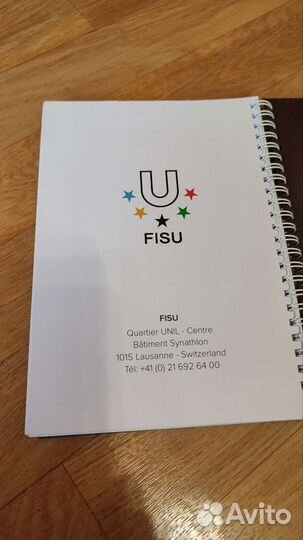 Блокнот на кольцах универсиада 2019