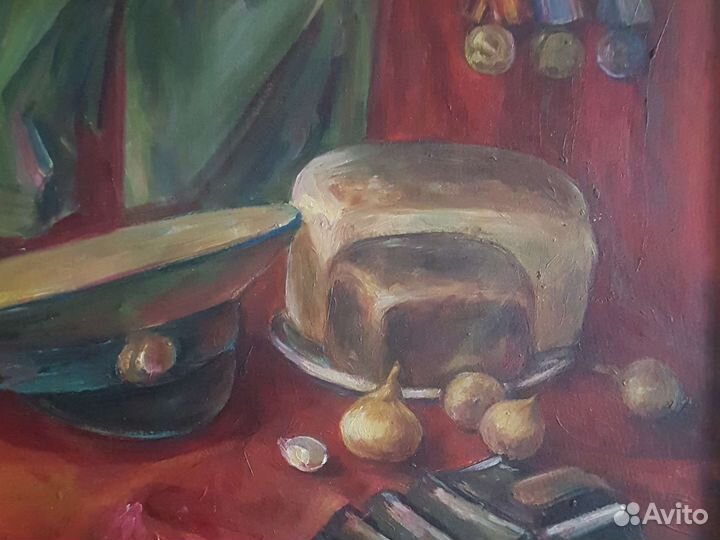 Картина маслом старая