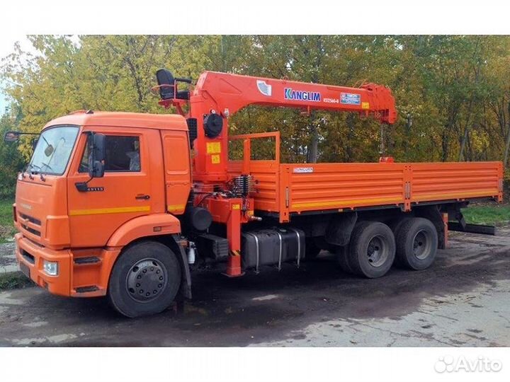 КАМАЗ 65115 с КМУ, 2024