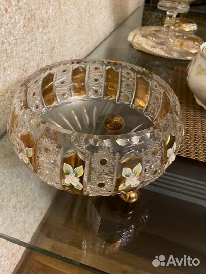 Ваза хрустальЧехия