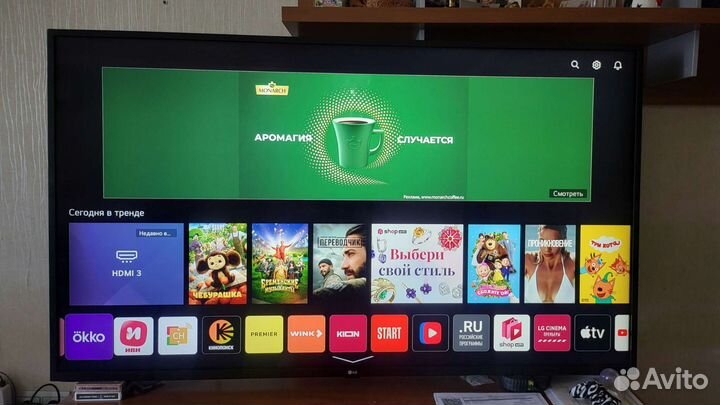 Телевизор LG 55 со SmartTv 4к