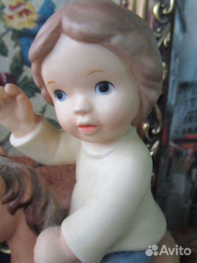 Статуэтка мальчик на лошадке regal фарфор Англия