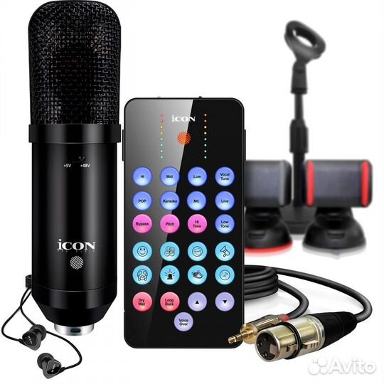 Комплект для записи iCON LivePod Plus + M4 Combo s