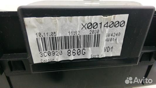 Щиток приборов volkswagen passat B6 (88A16IT01)