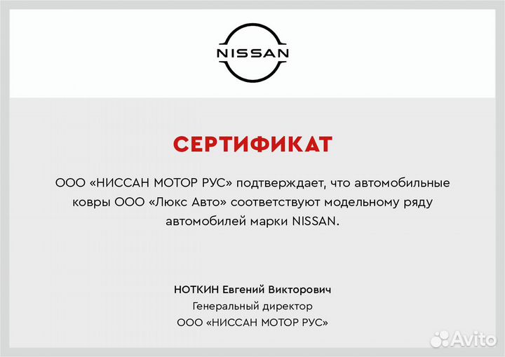 3D Коврики Nissan Экокожа Салон Багажник