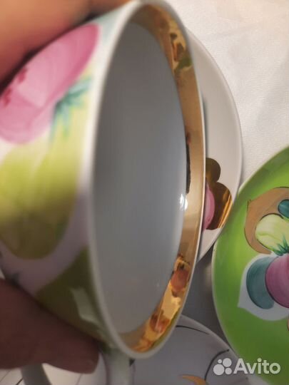 Большая чайная пара дулево СССР