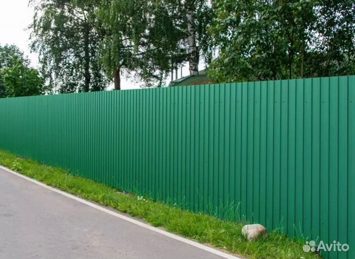 Заборы, навесы. Установка, монтаж