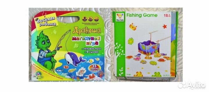 Развивающие игрушки. Телефон, магнитная Рыбалка, с