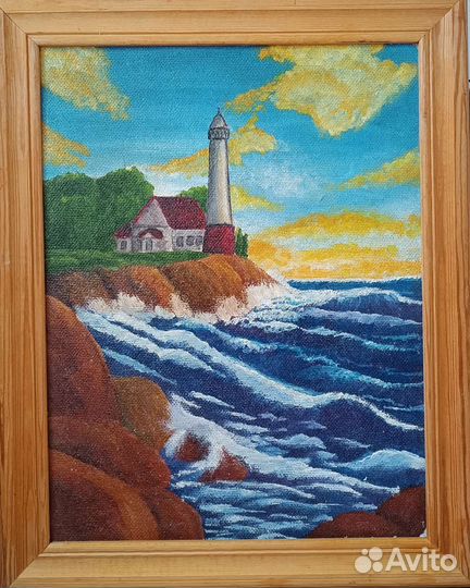 Картина гуашью