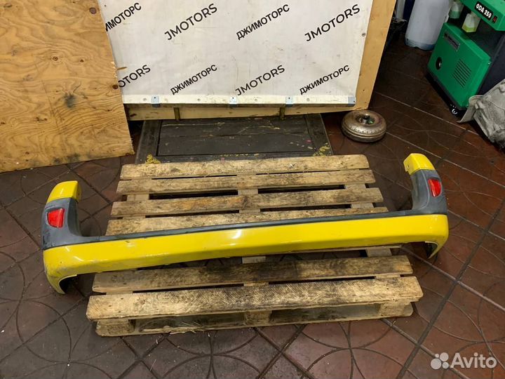 Бампер задний Рено Кангу 03-09 Renault kangoo