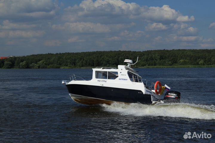 Новый Катер Impulse 750 AL + honda BF 225 A новый