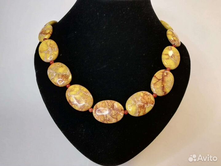 Новые бусы и браслеты из натурального камня