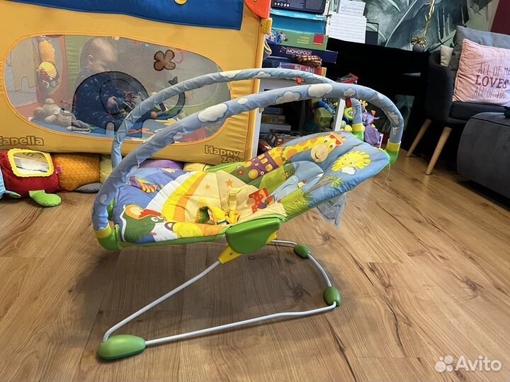 Шезлонг tiny love с вибро