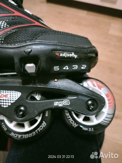 Ролики rollerblade spitfire cube (р. 33-36,5)