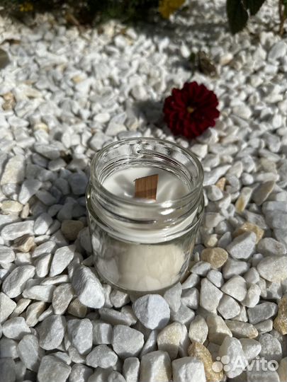 Свечи восковые в гипсе