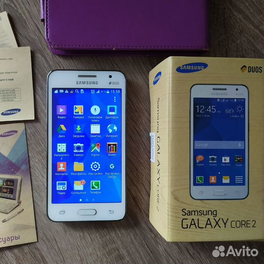 Телефон Samsung Galaxy Core 2 duos SM-G355H/DS