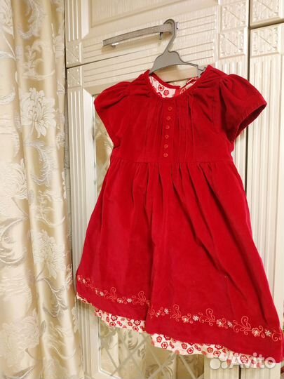 Платье бархат 122