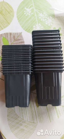 Технические горшки 10 штук для рассады