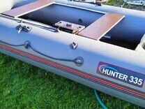 Лодка hunter 335 с мотором и эхолотом